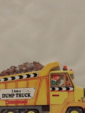 Scholastic Yellow Dump Truck Board Book Cover